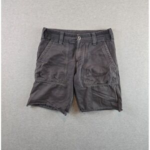 SKU Shorts Mens Size 28 Charcoal Gray Utility Pockets Adjustable Waist Outdoor